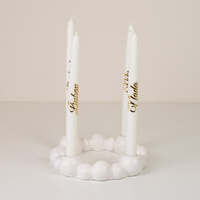 Adventske svijeće 25 cm SANDEA – bijele tanke Sandéa - 1 - Set od četiri adventske svijeće 25 cm SANDEA u bijeloj boji. Elegant