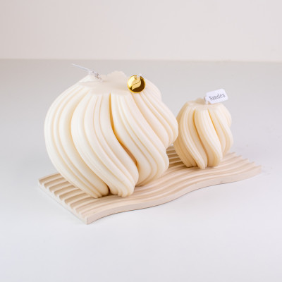 HARMONY — skulpturalna svijeća Sandéa - 2 - Unesi mir i sklad u svoj dom s HARMONY svijećom — elegantnom, skulpturalnom formom 