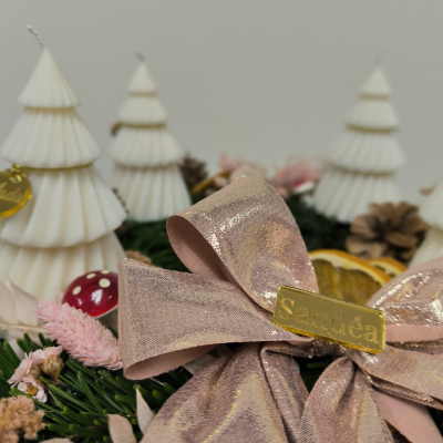 Adventski vijenac “Zimska bajka” Sandéa - 2 - Elegantna zimska dekoracija koja unosi mir i toplinu u svaki dom.Adventski vijena
