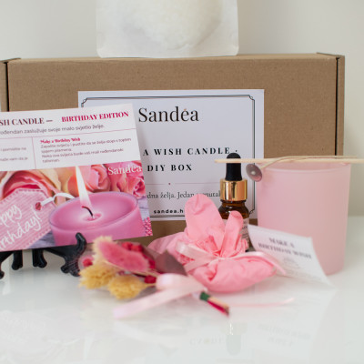 MAKE A WISH CANDLE - BIRTHDAY DIY SET Sandéa - 2 - Poklonite nešto što traje duže od cvijeća i slađe je od torte — poklonite is