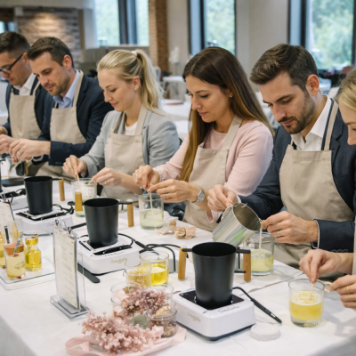 Korporativna radionica izrade svijeća – team building & poslovna druženja Sandéa - 1 - Stvorite inspirativan i opušten team bui