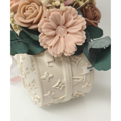 SANDEA Blush Bloom Bag Sandéa - 3 - SANDEA Blush Bloom Bag – Spring Blossom je ručno izrađena dekorativna torbica od super gips SANDEA Blush Bloom Bag Sandéa - 3 - SANDEA Blush Bloom Bag – Spring Blossom je ručno izrađena dekorativna torbica od super gips